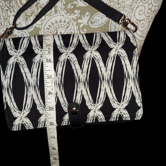 Thirty-One Double Up Crossbody Black Links - Picture 3 of 6